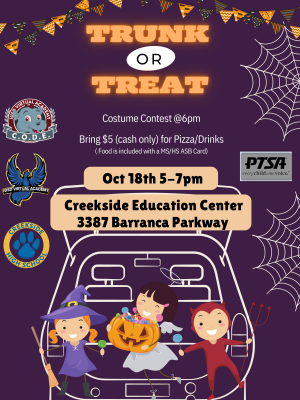 flyer for trunk or treat